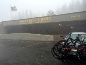 Rained out on Monarch Crest